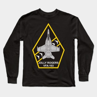 VFA-103 Jolly Rogers - F/A-18 Long Sleeve T-Shirt